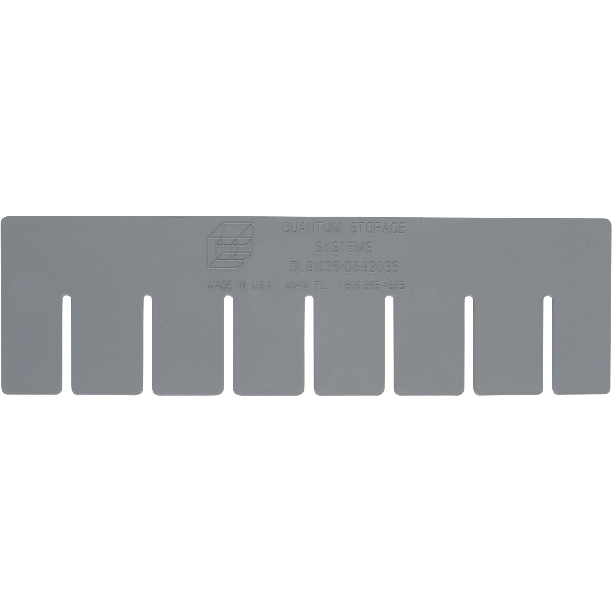 Quantum Storage Short Divider, 6-Pack, For Item# 275602, Model# DS92035